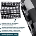 thumbnail image 3 of PAVILIA Winter Cabin Sherpa Blanket Throw Twin | Flannel Fleece Christmas Blanket | Plaid Holiday Blanket Gift | Plush, Soft, Warm, Cozy, Reversible Microfiber Throw 60x80 (Grey), 3 of 7