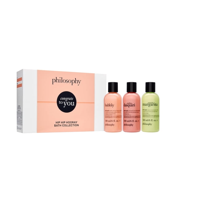 Set de regalo de gel de ducha Philosophy Congrats, 3 piezas