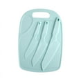 thumbnail image 6 of 4pcs, Children-Safe Utility Knife Set For Cake, Fruits, Vegetables, And More -  Plastic Knives And Cutting Board - Perfect Baking Tools And Kitchen Gadgets For Kids And Adults, 6 of 7