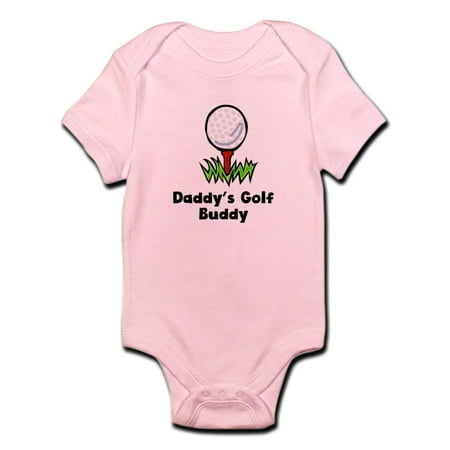 

CafePress - Daddys Golf Buddy Body Suit - Baby Light Bodysuit