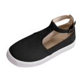 thumbnail image 2 of Tranfacy Chaussures pour Femmes, Chaussures d'Automne, Sandales Plates à Bout Rond Unies Confortables pour Femmes, Mode Décontractée Printemps et Été, à Bride Unique avec Boucle, 2 of 4