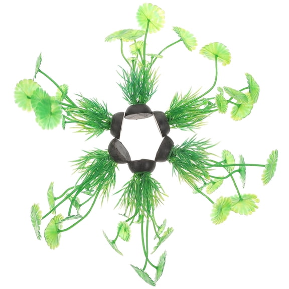 LIFKOME 10- Plastic Aquarium Plants for Fish Decoration, Realistic Landscape Fish Accessories