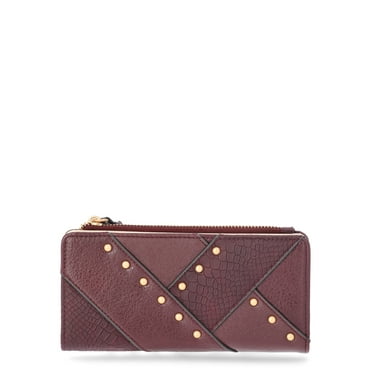 Jessica Simpson Women's Taylor Wallet with a String, Meteorite Black