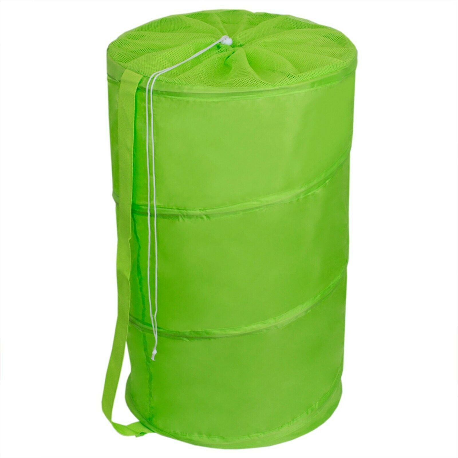 Laundry Basket Pop Up Barrel Hamper Collapsible Breathable Mesh Bag 8 Colors - Picture 19 of 34