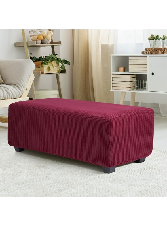 Ottoman Covers in Slipcovers