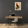 thumbnail image 3 of Vintage Apple Collection 18x24 White Modern Wood Framed Museum Art Print Titled - Cocorico Cteinlen, 3 of 4