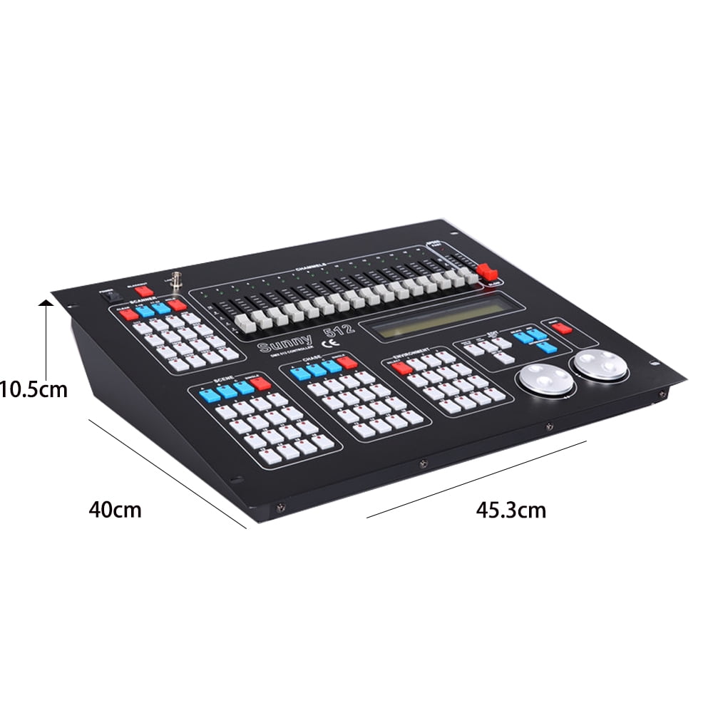 Sunny DMX512 DJ Disco Controller Stage Light Mixer Moving head Led Par with Flight Case USA Stock