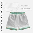 thumbnail image 5 of Relaxed Capybara Pattern Swim Trunks Quick Dry Beach Pool Board Shorts Lightweight Stylish Print Sizes 2T to XL, 5 of 8