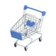 thumbnail image 5 of Mini carrito de supermercado, mini carrito de supermercado, juguetes azules, carritos de compras de juguete, artesanía excepcional, 5 of 14