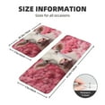thumbnail image 2 of Yiaed Flower White Cow Kitchen Rugs Sets of 2 Kitchen Mats Cushioned Anti Fatigue Kitchen Rug Tapetes Para Cocina for Sink,Laundry Room, 2 of 6