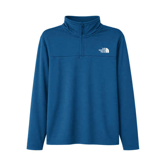 The North Face Men's Cedar Trail Grid Fleece Quarter Zip Jacket / Cold Weather Top With Dureble Reinforced Bindings
