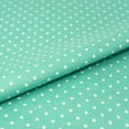 thumbnail image 2 of SINGER Christmas Collection 44" x 2 yd 100% Cotton Dot-Print Sewing & Craft Fabric, Aqua, 2 of 2