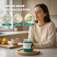 thumbnail image 3 of FPN Odor Eliminating Candle Set, Tropical Breeze, Pack of 2 (12oz) 90-Hour Burn Time | Soy Wax Candles | Neutralizes Pet, Kitchen, & Smoke Odors | Eco-Friendly & Long-Lasting, 3 of 9