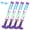 4pcs+4goggles, variant on Glowing Rainbow LED Water Blaster, Pull-Push Firework Water Blaster, Summer Fun that Pops Like Magic, Rainbow Water Gun for Pool Party Outdoor Summer Water Games