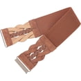 thumbnail image 5 of Women's Elastic Wide Belts Vintage Stretchy Belt Retro Fashion Cinch Belts for Dresses, 5 of 8