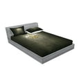 thumbnail image 2 of Ambesonne Vintage Fitted Sheet & Pillow Sham Set, Classic Dark Chandelier, Full, Grey and Yellow, 2 of 2