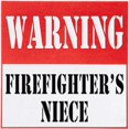 thumbnail image 2 of CafePress - Firefighter Warning Niece Infant Bodysuit - Baby Light Bodysuit, Size Newborn - 24 Months, 2 of 4