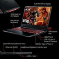 thumbnail image 5 of Acer Nitro 5 Gaming Laptop | 15.6" FHD 144Hz IPS Display | Intel Core i5-10300H | NVIDIA GeForce RTX 3050 | 8GB DDR4 | 256GB NVMe SSD | Intel Wi-Fi 6 | Backlit Keyboard, 5 of 5