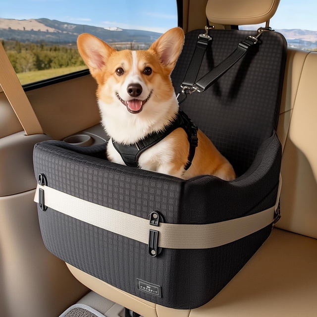 Asiento Elevador para Perros Petsfit hasta 16 kg con Sistema de Seguridad