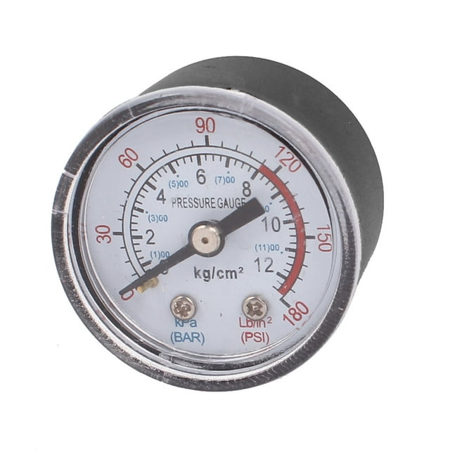 Compresor de aire Black Box 1/8 BSP rosca macho 0-180PSI 0-12Kg/cm2 manómetro de presión