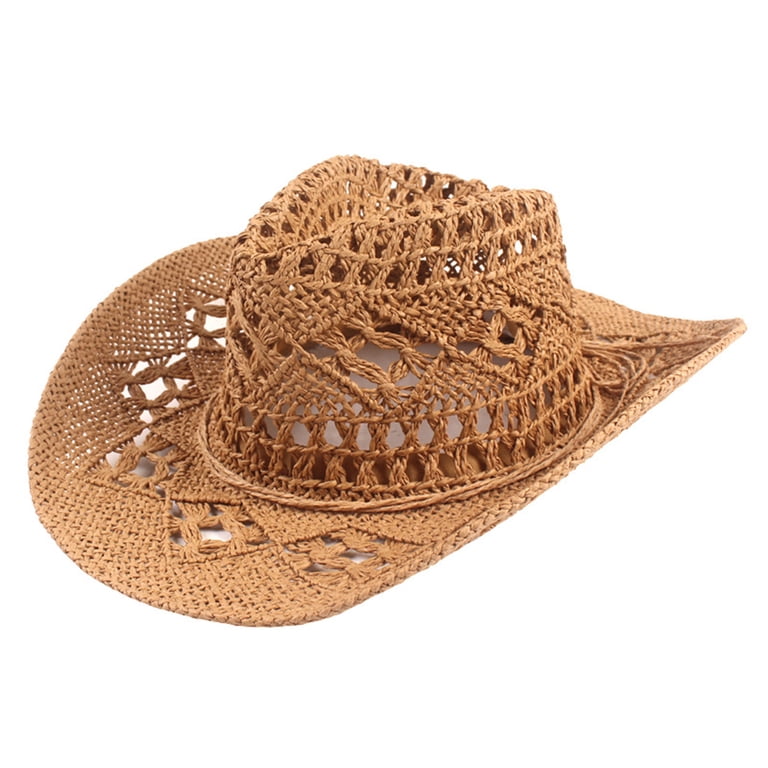 Western Hats for Women Cowboy Outback Raffia SunHat Cowgirl  display picture 3