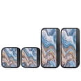 thumbnail image 2 of FUIALDOLG Set of 4 Washable Fabric Refrigerator Microwave Door Handle Covers, Cozy Cloth Protector for Kitchen Appliance, Agate Geode Layered, 2 of 7
