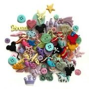 Buttons Galore Value Pack of Buttons for Crafts and Sewing- Fantasy- 50  Buttons