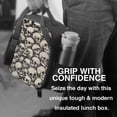 thumbnail image 6 of Skull Halloween Lunch Bag Insulated Thermal Lunch Box with Shoulder Strap & Handle for Women and Men, 6 of 7