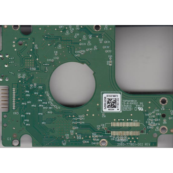 WD20NMVW-11W68S0, 771801-002 AED26, WD USB 2.5 PCB