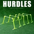 thumbnail image 2 of Vallas de entrenamiento de fútbol plegables, ayudas para el entrenamiento de velocidad y agilidad, herramienta para deportes de fútbol plegable y ajustable en altura para exteriores, 2 of 5