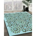 thumbnail image 3 of Ahgly Company Machine Washable Indoor Rectangle Transitional Hazel Green Area Rugs, 2' x 5', 3 of 7