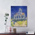 thumbnail image 7 of Art Prints Wall Décor, Church in Auvers Canvas Print, Vincent Van Gogh Wall Art, Van Gogh Canvas, Ready To Hang for Living Room Home Wall Decor 11x14, 7 of 7
