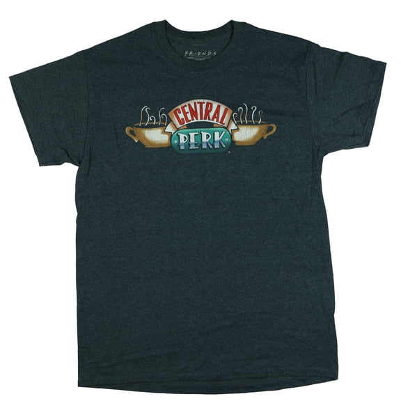Friends T-Shirt Men's Central Perk Coffee Shop Short Sleeve Graphic Top