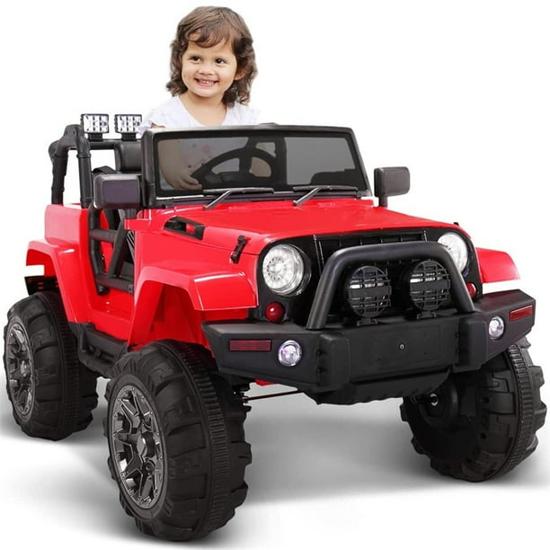 Kids 12 Volt Ride on Toys, Red Ride on Cars with Remote Control