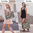 thumbnail image 6 of Large Capacity Tote Bag,Pioneer Flower Floral Print Pattern Handbag Fashion Luxury Tote Bag,15.7"x13"x 5.1" Inches,Laptop Compatible, 6 of 6