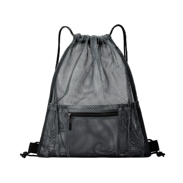 Mochila con cordón, bolsillo con cordón, mochila deportiva para estudiantes, baloncesto, fútbol, bolsa de playa, ciclismo y senderismo.