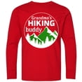 thumbnail image 3 of Inktastic Grandma's Hiking Buddy with Mountains and Trees Long Sleeve Youth T-Shirt, 3 of 5