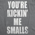 thumbnail image 4 of Maternity Kicking Me Smalls Funny T shirt Pregnancy Announcement Novelty Tee, 4 of 9