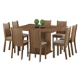 thumbnail image 1 of Juego de Comedor Madesa Clarice Mesa Tapa Madera con 8 Sillas, 1 of 8