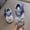 X-153Blue, variant on YMNXA Children Baby Girls Sandals Pearl Rhinestones Shining Soft Sole Flat Sole Non Closed Toe Comfortable Fashion Performance Dance Shoes For Party Wedding,Beige,21