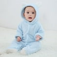 thumbnail image 5 of Newborn Baby Cartoon Bear Snowsuit Winter Coat Fleece Hooded Romper Jumpsuit, 5 of 10