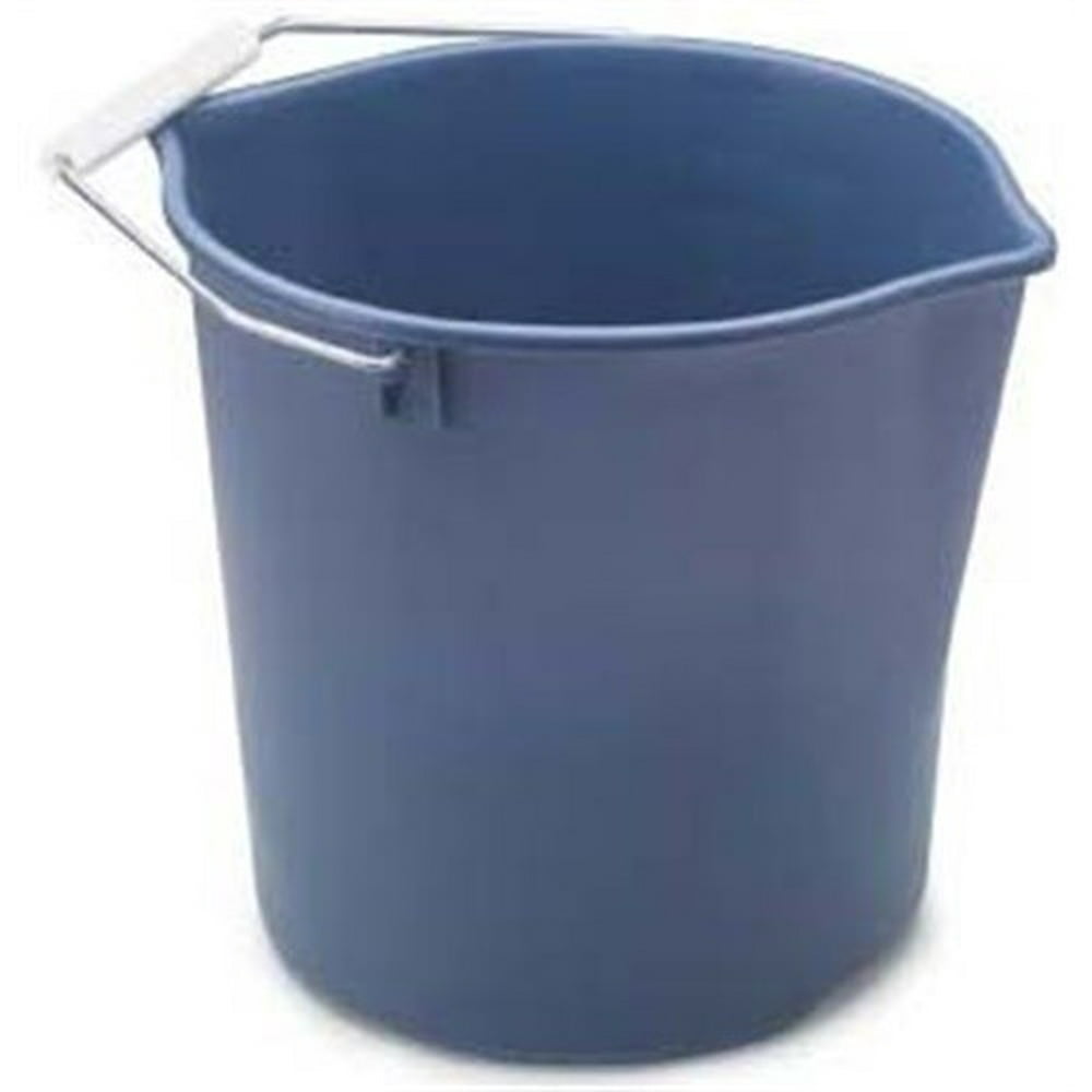 Rubbermaid 2963TPROYBL Neat 'N Tidy Pouring Bucket, Royal Blue, Round, 11Qt.