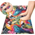 thumbnail image 4 of GZHJMY Colorful Parrot Birds Bathroom Rugs Bath Mat 39 x 20 Inch Non-Slip Extra Soft and Absorbent Shaggy Bath Carpet for Tub, Shower, Bathroom Carpet Runner, 4 of 7