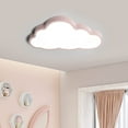 thumbnail image 2 of Arturesthome Modern LED Ceiling Lighting Fixture Cloud Shaped Design Chandelier with Remote, Flush Mount Dimmable Ceiling Lights, 2 of 15