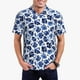 thumbnail image 1 of Balery Blue Ink Flowers Camisa Polo de Hombre con Estampado, de Manga Corta y Tejido Medio, Camisa Tipo Golf Polo-Medium, 1 of 6