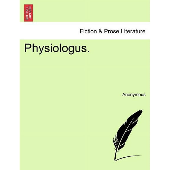 Physiologus. (Paperback )