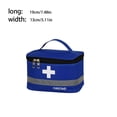 thumbnail image 4 of Bolsa de botiquín de primeros auxilios Bolsas de medicina de gran capacidad a prueba de agua Caja médica que ahorra espacio Deporte al aire Almacenamiento y organización del hogar Azul Medio Naiovety  HA077081-04, 4 of 6