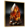 thumbnail image 2 of Designart "Citrine Radiance Spiritual Stone I" Spiritual Floater Framed Canvas Wall Art, 2 of 7