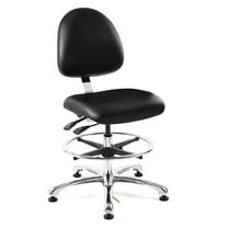 Bevco Vinyl Task Chair, 22" to 29-1/2", Black 9351M-E-BKV