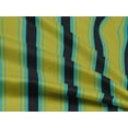 thumbnail image 4 of oneOone Rayon Lime Green Fabric Striped Craft Projects Decor Fabric Printed By The Yard 56 Inch Wide, 4 of 5